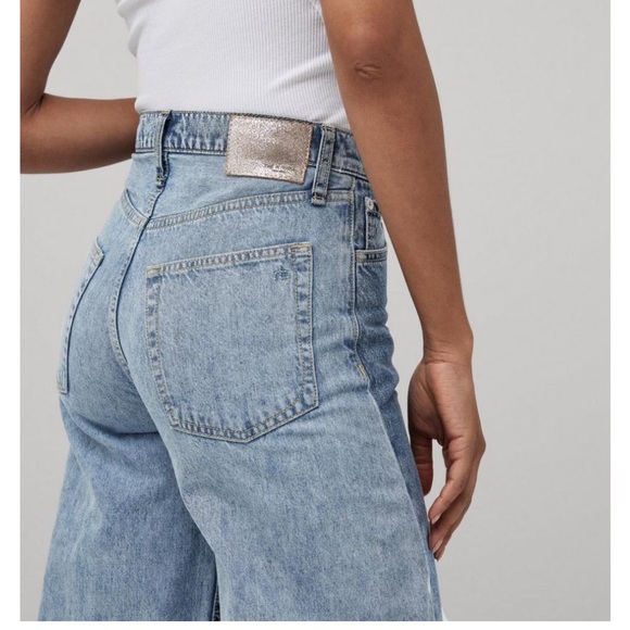 rag & bone Blue Flare & Wide Leg Jeans - Picture 3 of 8